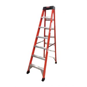 Tradecraft 7′ Fiberglass Step Ladder Grade 1A 300lbs